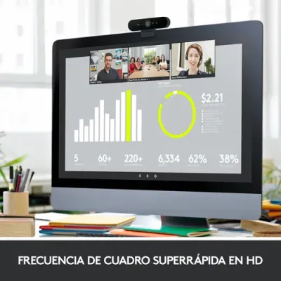 Logitech Brio Stream Cámara Web Profesional para Streaming HD 4K Logitech Brio Stream Cámara Web Profesional para Streaming HD 4K