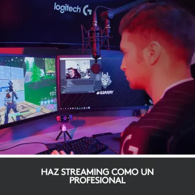 Logitech C922 Pro Stream Cámara Web para Streaming Profesional Logitech C922 Pro Stream Cámara Web para Streaming Profesional