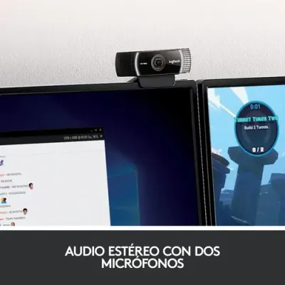 Logitech C922 Pro Stream Cámara Web para Streaming Profesional Logitech C922 Pro Stream Cámara Web para Streaming Profesional