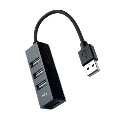 Nanocable 10.16.4404 Hub 4x USB 2.0 Negro