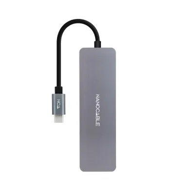 Nanocable Hub USB-C a 3 Puertos USB 3.0/H y 1 Puerto USB-C/H
