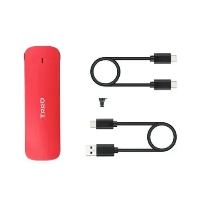 TooQ Caja externa para SSD M.2 NVMe Roja TooQ Caja externa para SSD M.2 NVMe Roja