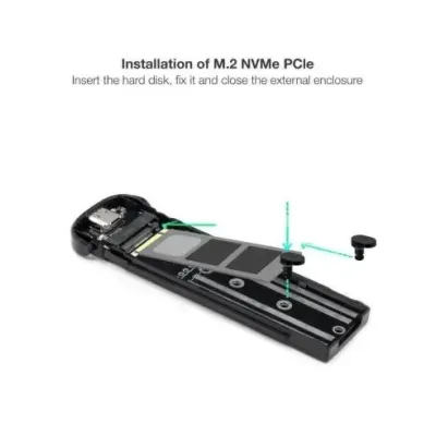 TooQ Caja externa para SSD M.2 NVMe Roja TooQ Caja externa para SSD M.2 NVMe Roja