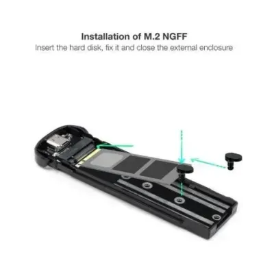 TooQ Caja Externa para SSD M.2 NGFF Marrón TooQ Caja Externa para SSD M.2 NGFF Marrón