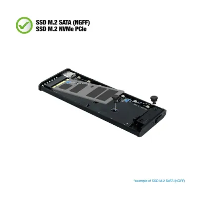 TooQ Shinobi Caja Externa para SSD M.2 NGFF/NVMe USB-C 3.1 Gen2 TooQ Shinobi Caja Externa para SSD M.2 NGFF/NVMe USB-C 3.1 Gen2