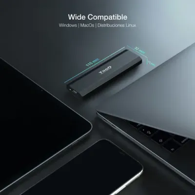 TooQ SHURA Caja Externa para SSD M.2 NGFF/NVMe Negra TooQ SHURA Caja Externa para SSD M.2 NGFF/NVMe Negra