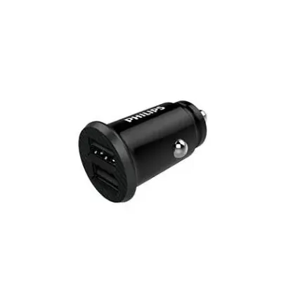Cargador de Coche Philips DLP2510/ 2xUSB/ 12W Cargador de Coche Philips DLP2510/ 2xUSB/ 12W