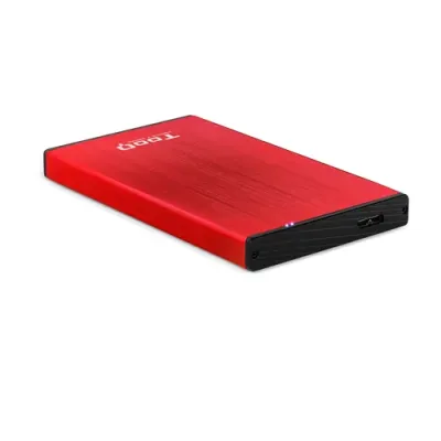 TooQ TQE-2527 Carcasa USB 3.0 para Discos Duros 2.5" SATA 3 Roja