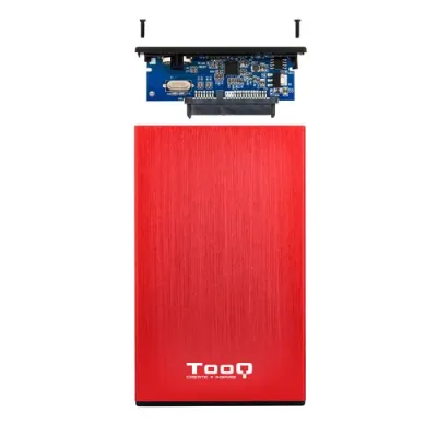 TooQ TQE-2527 Carcasa USB 3.0 para Discos Duros 2.5" SATA 3 Roja