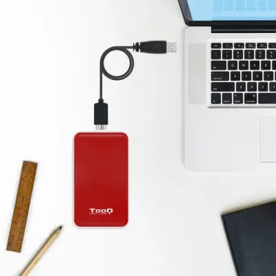 Tooq TQE-2528R Caja Externa USB 3.1 Roja para Disco Duro 2.5" Tooq TQE-2528R Caja Externa USB 3.1 Roja para Disco Duro 2.5"