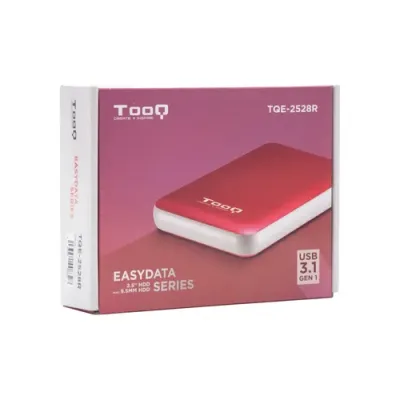 Tooq TQE-2528R Caja Externa USB 3.1 Roja para Disco Duro 2.5" Tooq TQE-2528R Caja Externa USB 3.1 Roja para Disco Duro 2.5"
