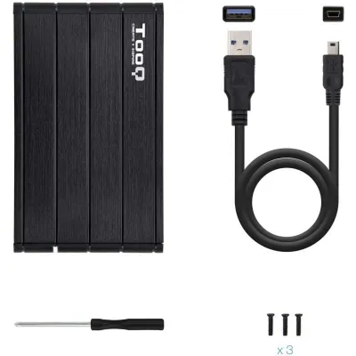 Tooq TQE-2530B Carcasa HDD 2.5" USB 3.0 SATA Negra
