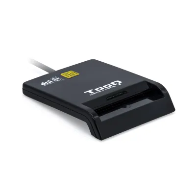 TooQ TQR-211B Lector de DNIe USB-C Negro
