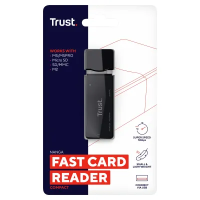 Trust Nanga Lector de Tarjetas USB 3.1 Trust Nanga Lector de Tarjetas USB 3.1