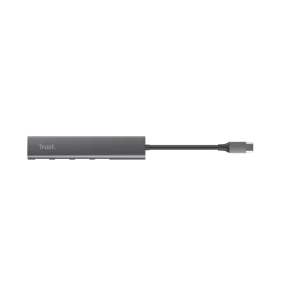 Trust Halyx HUB USB-C a 4 Puertos USB 3.2 Gris