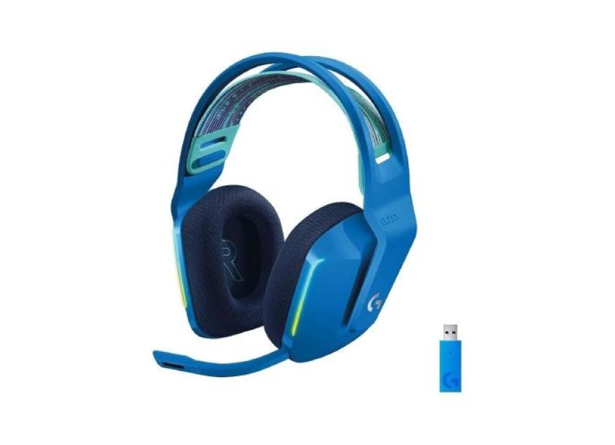 Auriculares Gaming Inalámbricos con Micrófono Logitech G733/ Azul |...