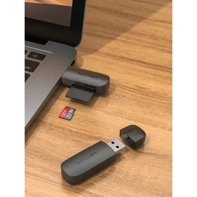 Vention Lector de Tarjetas Externo USB 3.0