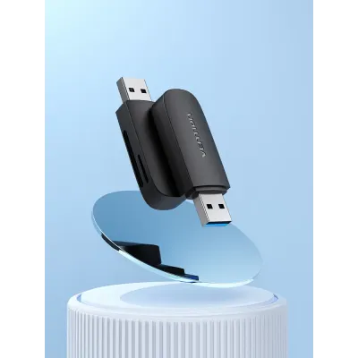 Vention CLGB0 Lector de Tarjetas Externo SD/MicroSD USB 3.0 Vention CLGB0 Lector de Tarjetas Externo SD/MicroSD USB 3.0