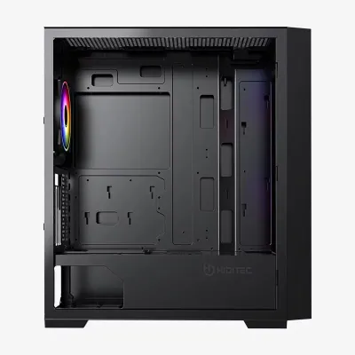 Hiditec H2 Air ARGB Negra Acero laminado, Cristal templado+4 Hiditec H2 Air ARGB Negra Acero laminado, Cristal templado+4