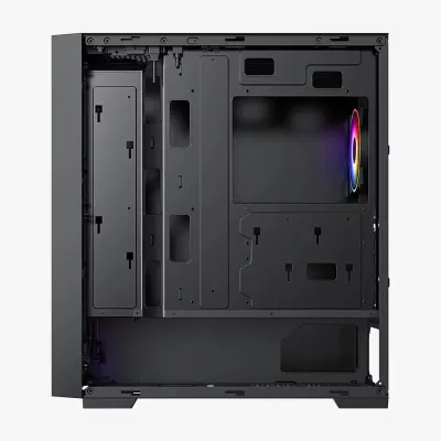 Hiditec H2 Air ARGB Negra Acero laminado, Cristal templado+4 Hiditec H2 Air ARGB Negra Acero laminado, Cristal templado+4