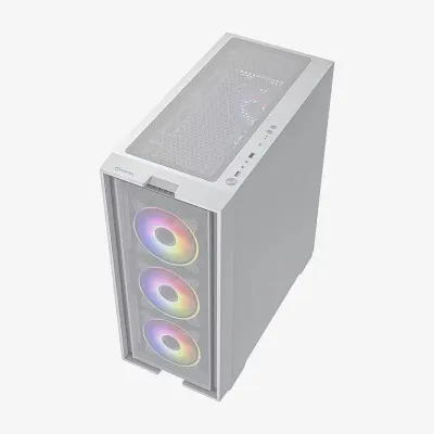 Hiditec H2 Air ARGB Blanca Acero laminado, Cristal templado+4 Hiditec H2 Air ARGB Blanca Acero laminado, Cristal templado+4