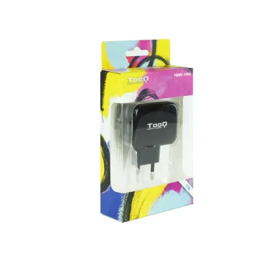 TooQ TQWC-1S02 Cargador de Pared 2xUSB 5V 3.4A 17W Negro
