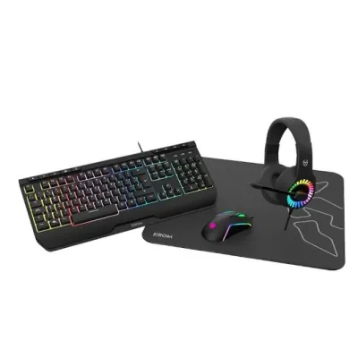 Pack Gaming Krom kenya/ Teclado RGB + Ratón Óptico + Pack Gaming Krom kenya/ Teclado RGB + Ratón Óptico +