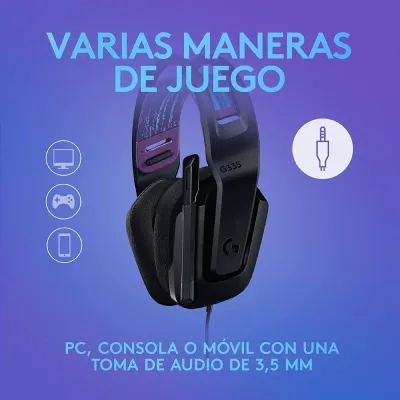 Logitech G335 Auriculares Gaming Negro Logitech G335 Auriculares Gaming Negro