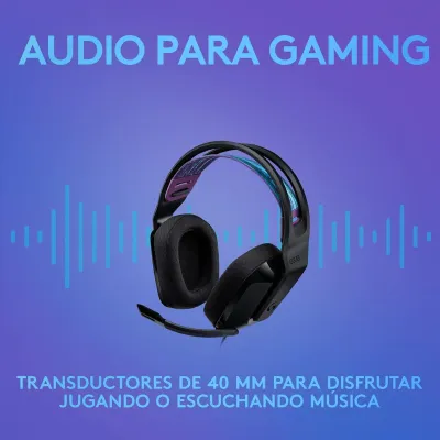 Logitech G335 Auriculares Gaming Negro Logitech G335 Auriculares Gaming Negro