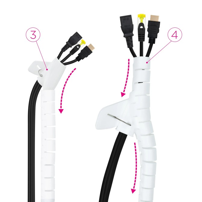 Empieza las rebajas, ahora tu Organizador de Cables en Espiral Nanocable 10.36.0001-BK/ 1m