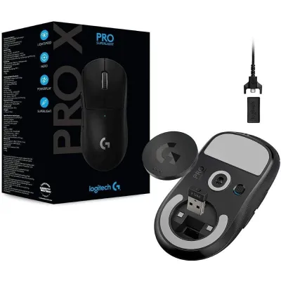 Logitech Pro X Superlight Ratón Gaming 25600DPI Negro Logitech Pro X Superlight Ratón Gaming 25600DPI Negro