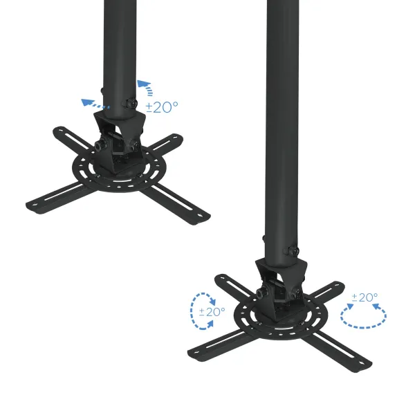 TooQ Soporte Giratorio Inclinable para Proyector 