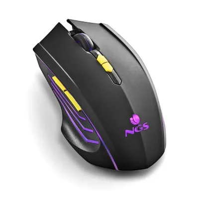 Ratón Gaming Inalámbrico NGS GMX-200/ Batería recargable/ Hasta