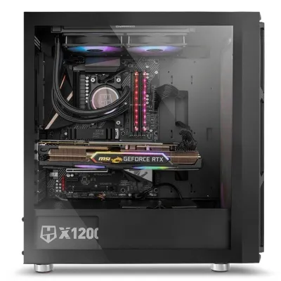Nox Hummer Nova Cristal Templado USB 3.0 ARGB Negro Nox Hummer Nova Cristal Templado USB 3.0 ARGB Negro