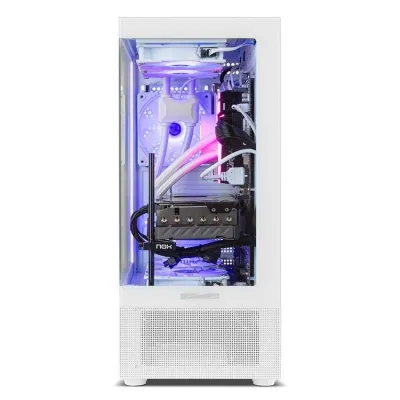 Nox Hummer Vision Midi Tower Cristal Templado USB 3.0 Blanca