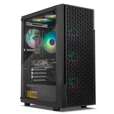 Torre PC NOX Infinity Beta Semitorre MATX Cristal Templado USB Torre PC NOX Infinity Beta Semitorre MATX Cristal Templado USB