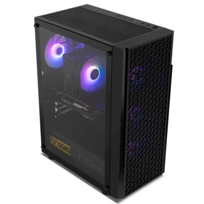 Torre PC NOX Infinity Beta Semitorre MATX Cristal Templado USB Torre PC NOX Infinity Beta Semitorre MATX Cristal Templado USB