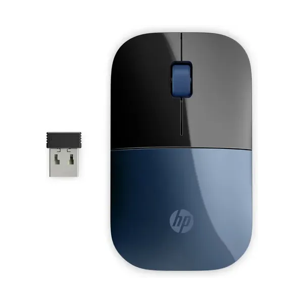 HP Z3700 Ratón Óptico Inalámbrico Azul