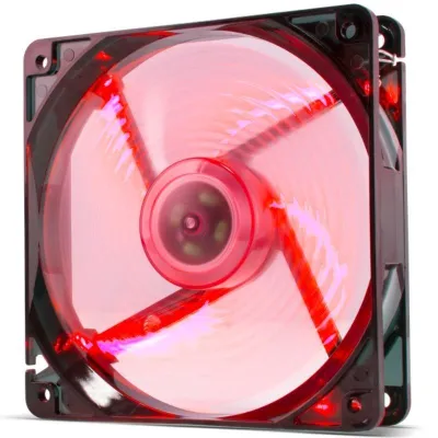 Nox CoolFan 120mm LED Rojo