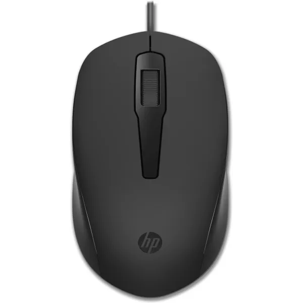HP 150 Ratón con Cable USB 1600 DPI Negro