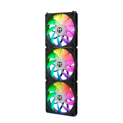 Nox Hummer Easy Link ARGB Set de 3 Ventiladores 120mm Negros Nox Hummer Easy Link ARGB Set de 3 Ventiladores 120mm Negros