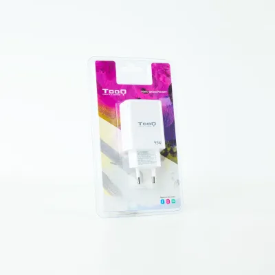 TooQ TQWC-GANQCPD45WT Cargador de Pared Dual USB-C/USB 2.0 45W