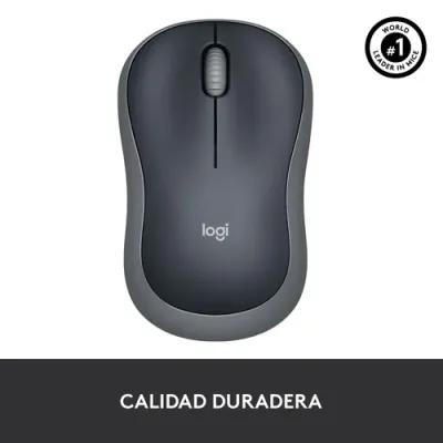 Logitech M185 Ratón Inalámbrico con Mini Receptor USB, Batería