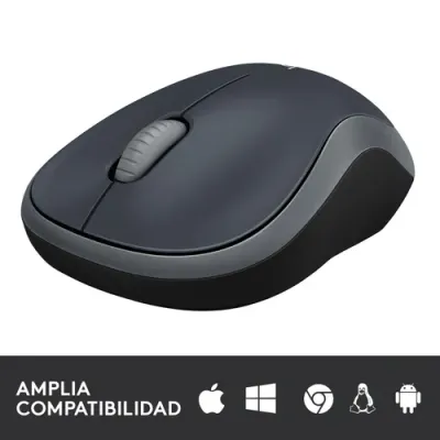Logitech M185 Ratón Inalámbrico con Mini Receptor USB, Batería