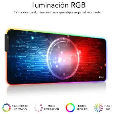 Subblim Chip XL RGB Afombrilla Gaming Extended