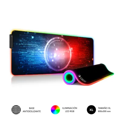 Subblim Chip XL RGB Afombrilla Gaming Extended