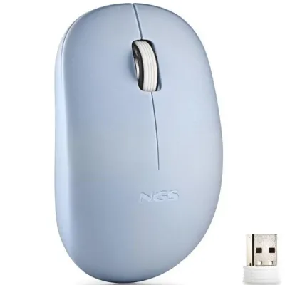 NGS FOG PRO Ratón Óptico Inalámbrico 1000 DPI Azul