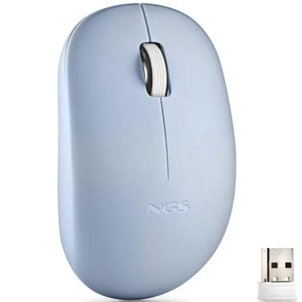 NGS FOG PRO Ratón Óptico Inalámbrico 1000 DPI Azul