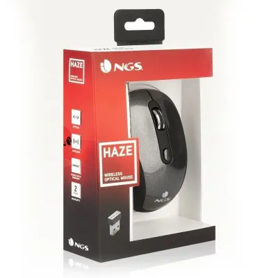 NGS Haze Ratón Inalámbrico 800/1600 DPI Negro NGS Haze Ratón Inalámbrico 800/1600 DPI Negro