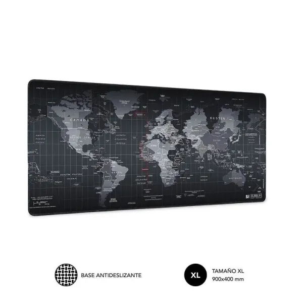 Subblim World XL Alfombrilla Gaming Negra 